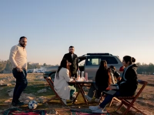 Dans un parc de Kobané (Syrie), le 10 janvier 2025.  WILLIAM KEO POUR « LE MONDE »