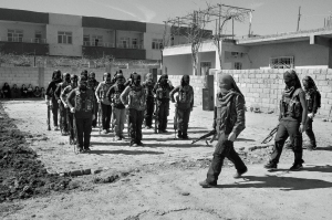  A unit of female Kurdish fighters in Nusaybin, Turkey